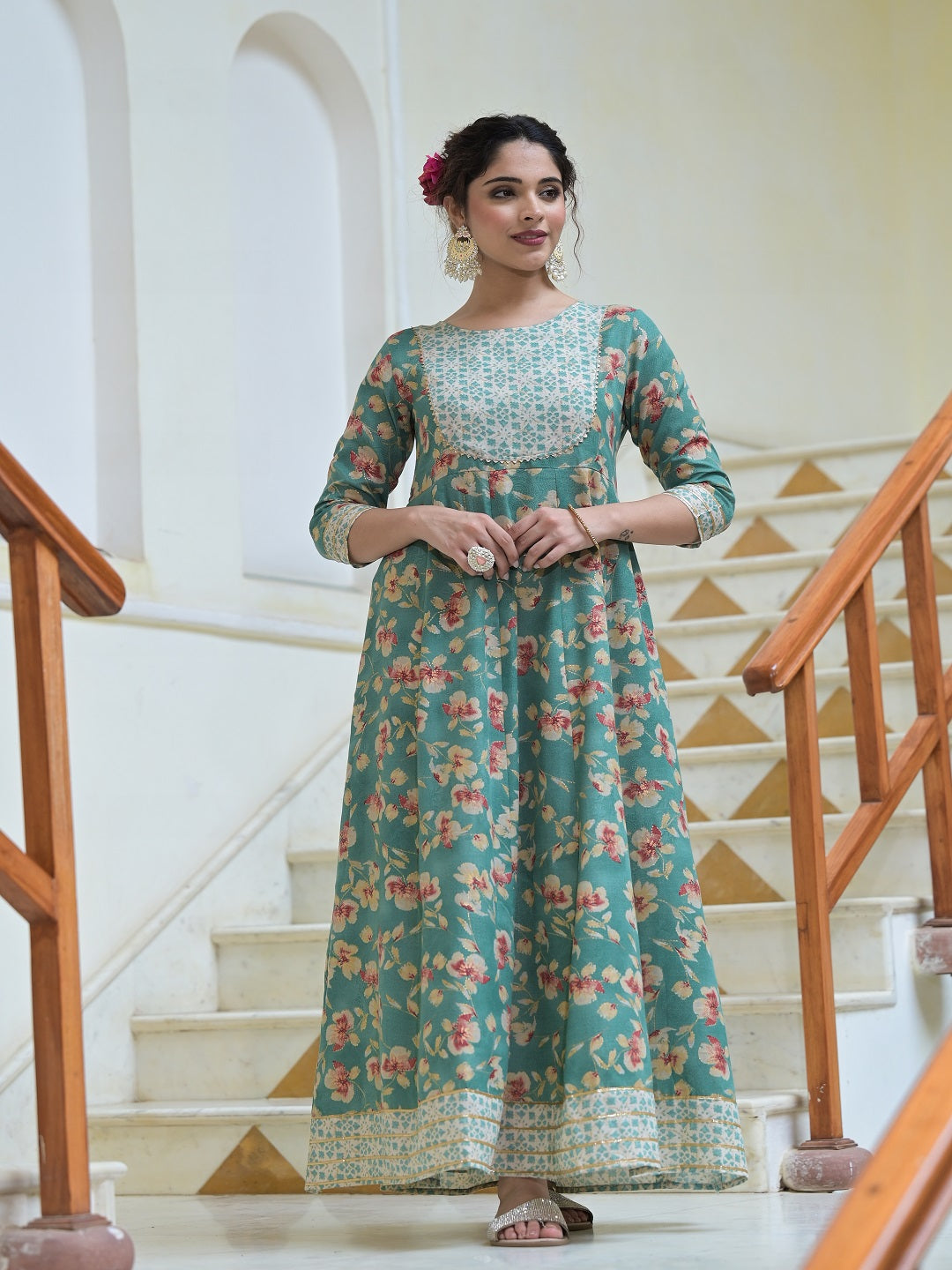 Heavy Rayon 14 Kg Anarkali Kurti, Size : M(38), L(40), XL(42), XXL(44),  Feature : 100% Quality Product at Rs 415 / Piece in Surat
